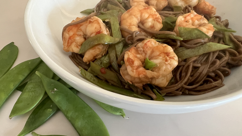 Image of Shrimp and Snow Pea Stir Fry