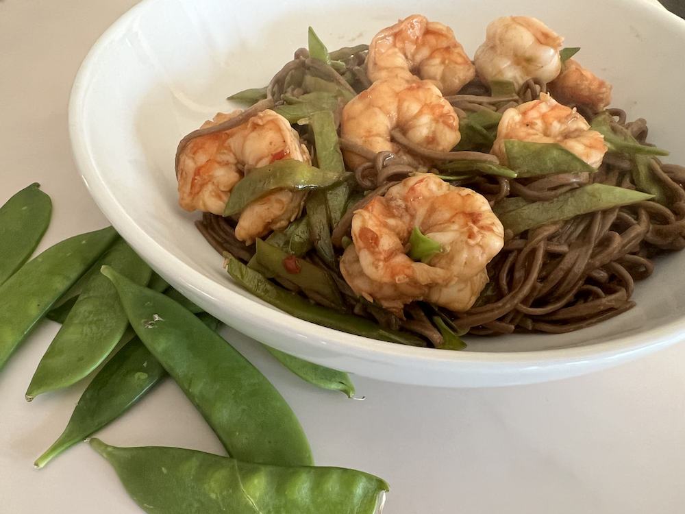 Shrimp and Snow Pea Stir Fry