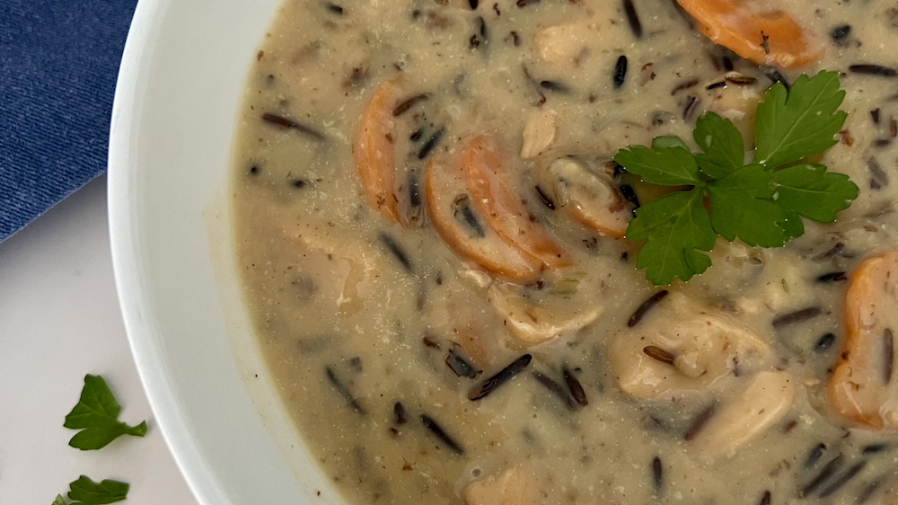 Image of Creamy Chicken and Rice Soup