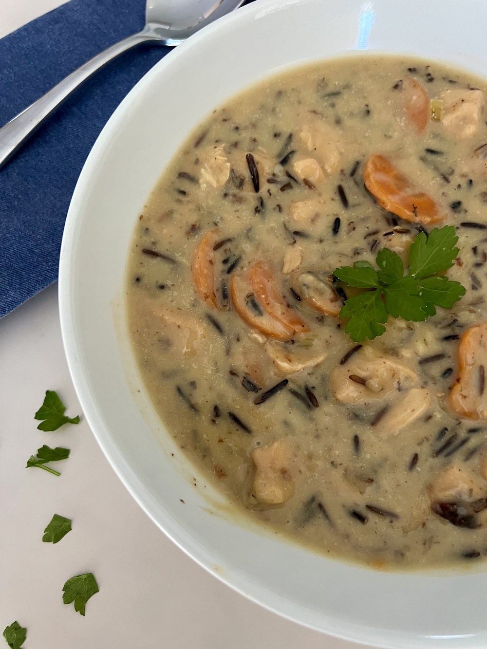 Creamy Chicken and Rice Soup