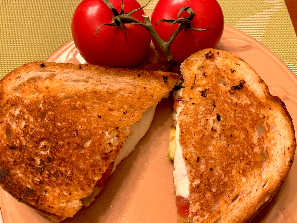 Zucchini Tomato Melt