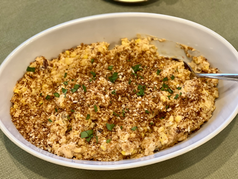 Chipotle Creamed Corn Casserole
