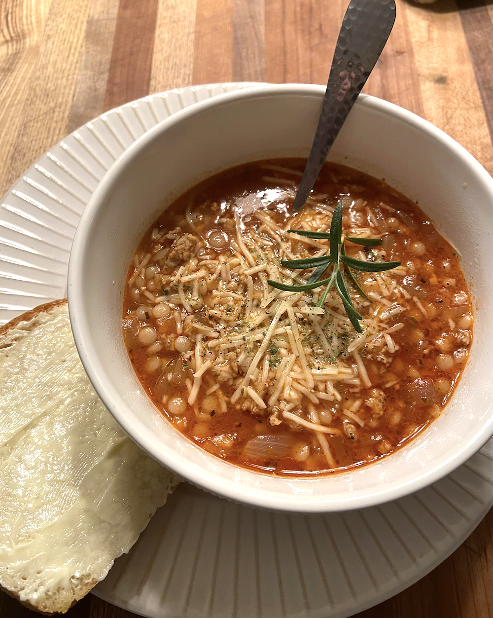 Chicken Sausage Tomato Soup
