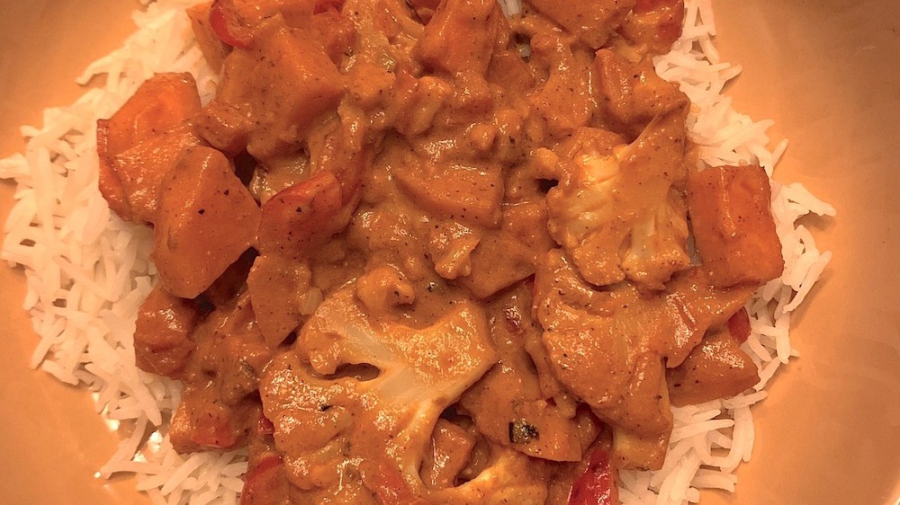 Image of Sweet Potato and Bell Pepper Curry
