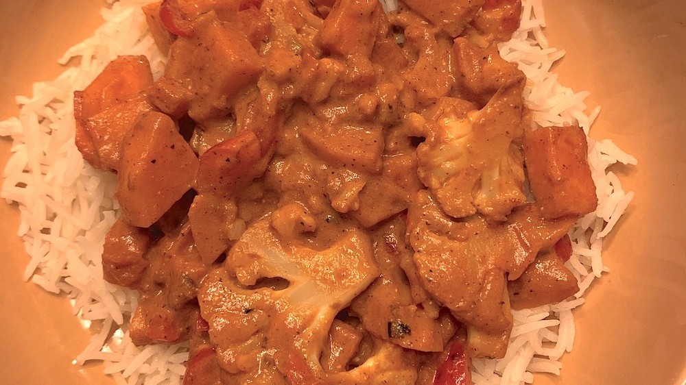 Sweet Potato and Bell Pepper Curry