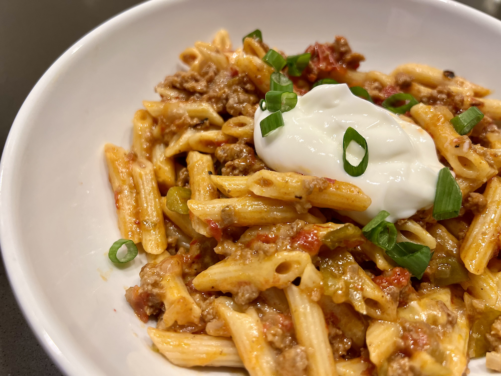 Chili Cheese Pasta