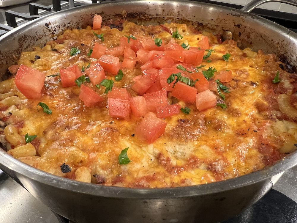 Healthier Cheeseburger Casserole
