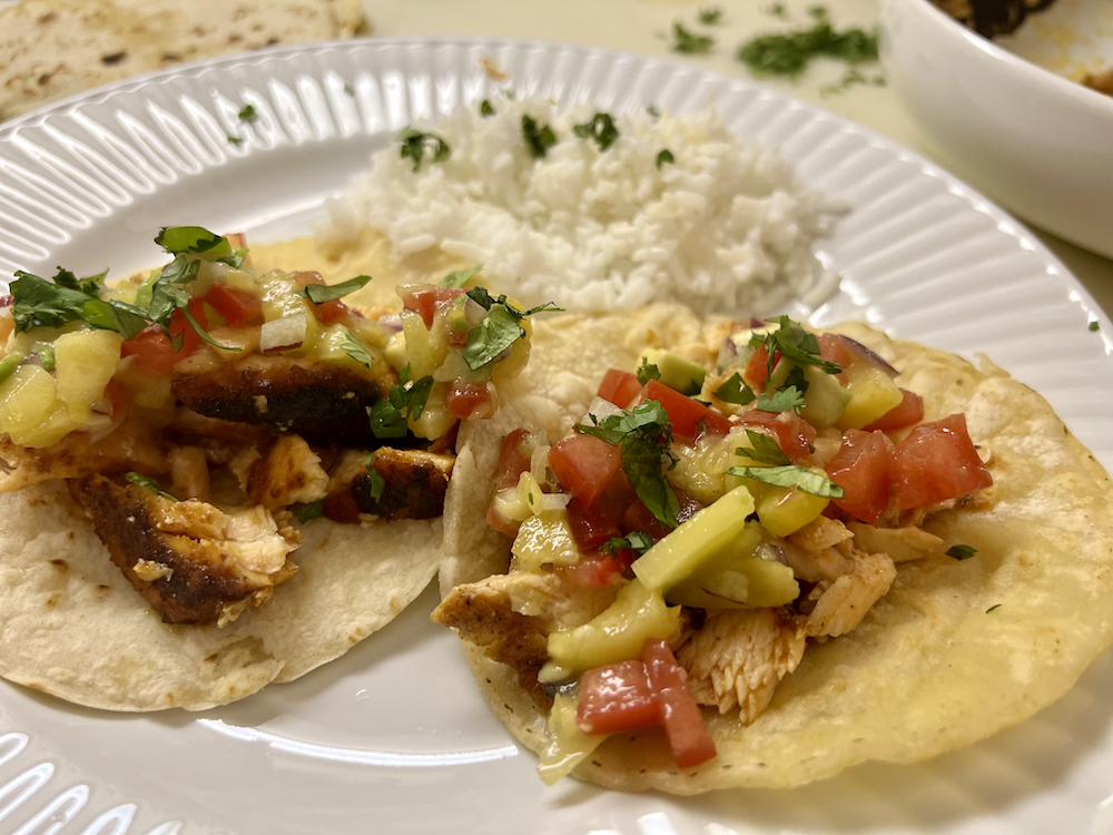 Blackened Salmon Tacos