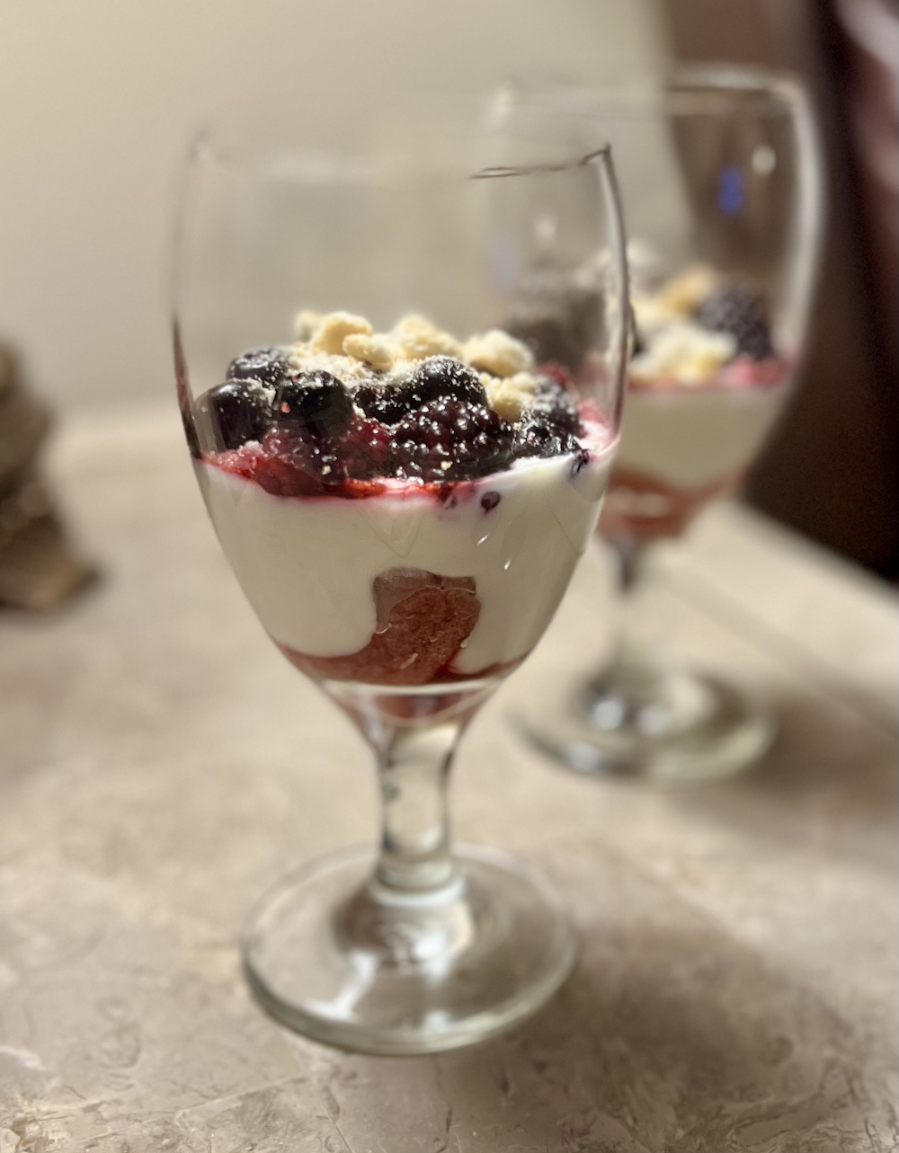 Fresh Berry Ricotta Tiramisu