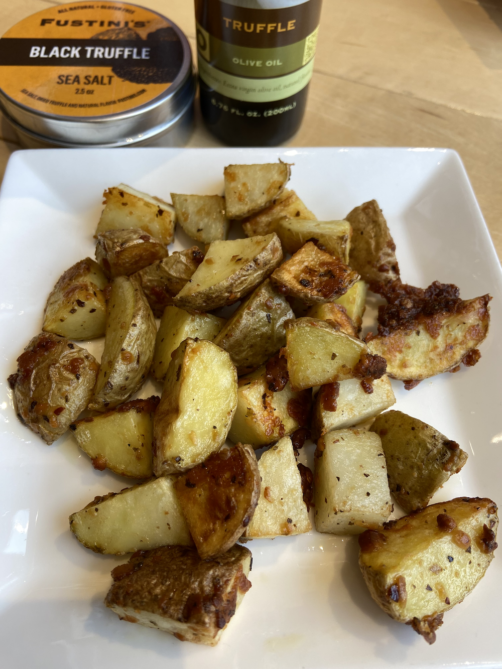 Roasted Parmesan Truffle Potatoes