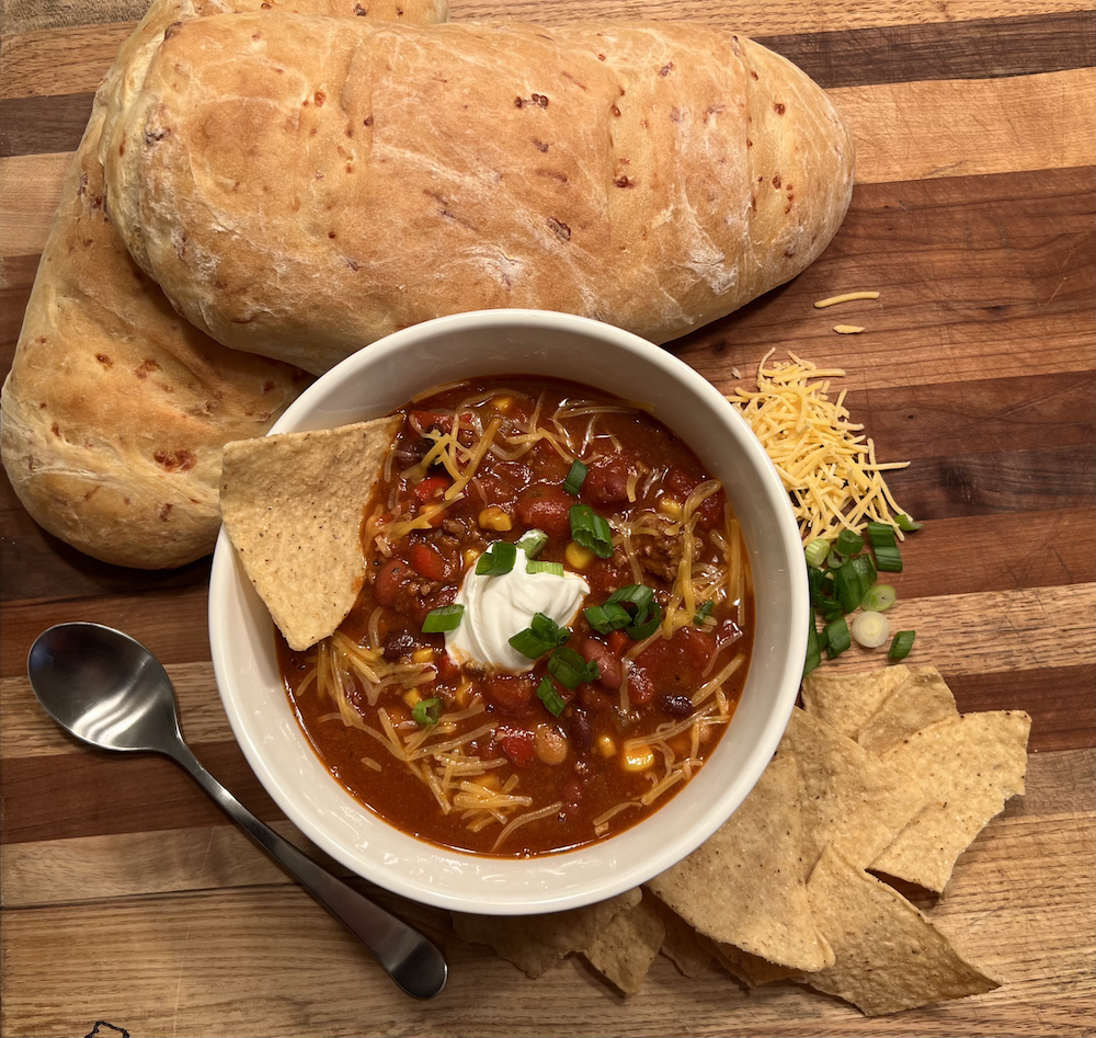 3 Bean and Corn Chili