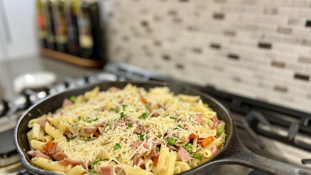 Penne Ham Skillet