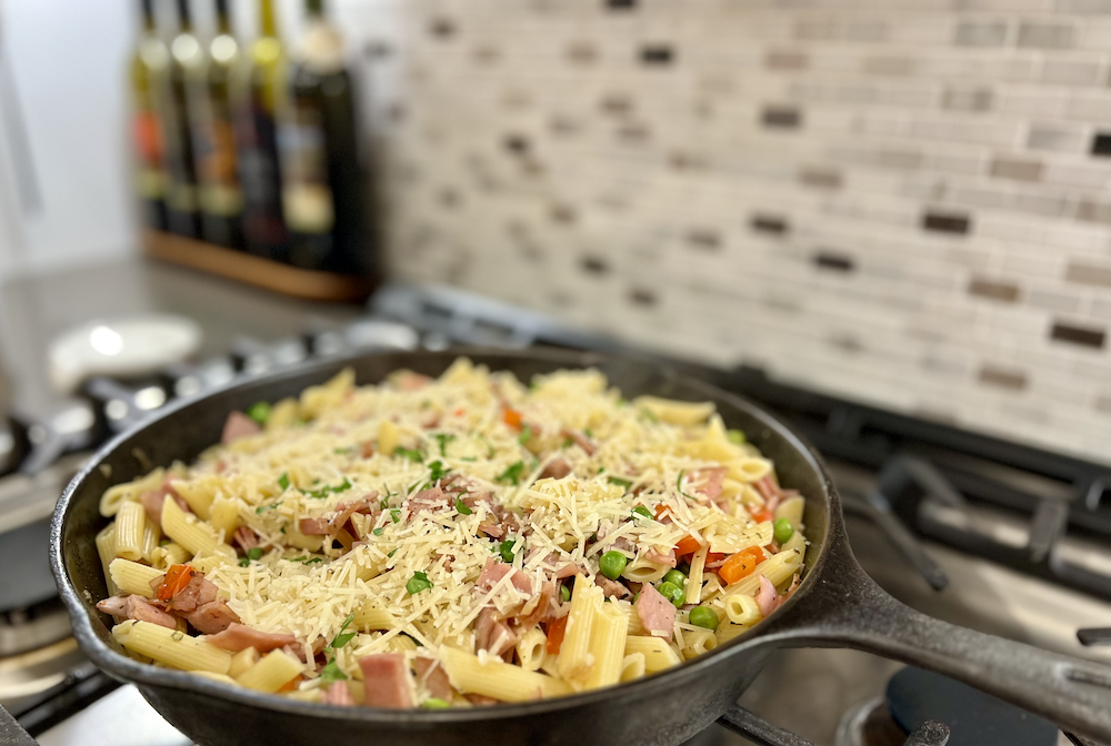 Penne Ham Skillet