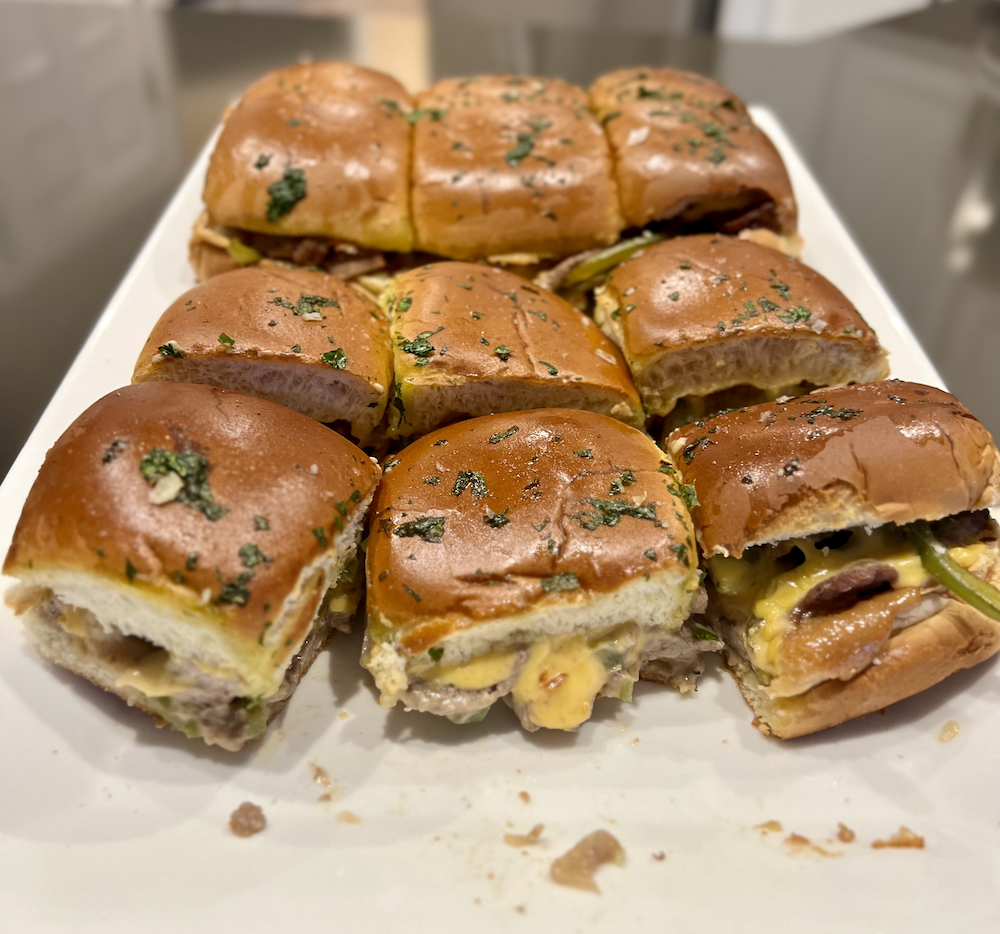 Cheesesteak Sliders