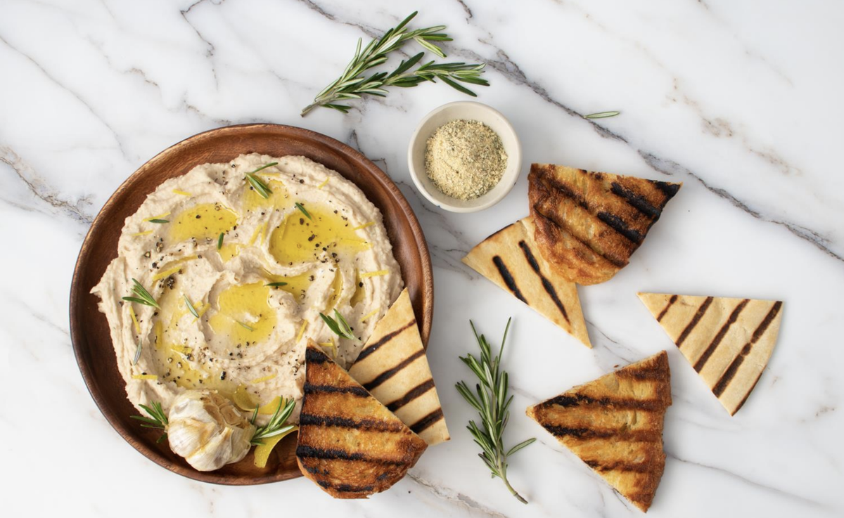 Rosemary Dijon White Bean Dip