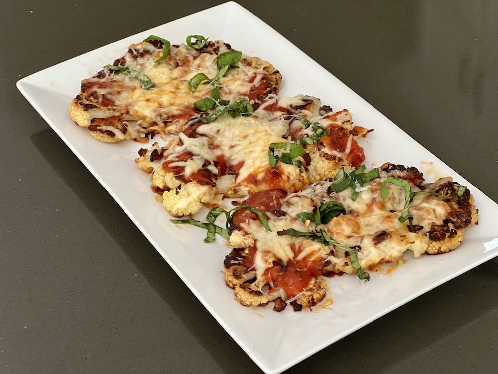 Parmesan Cauliflower Steaks