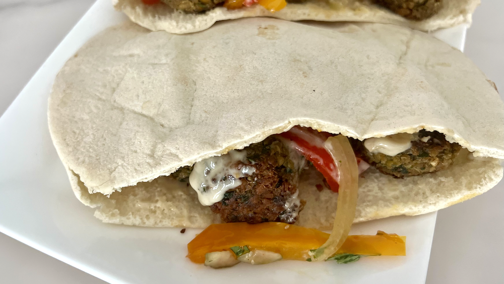 Image of Baked Falafel Sandwich