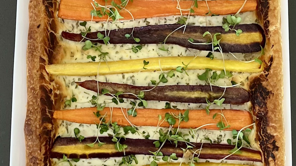 Carrot Puff Pastry Tart