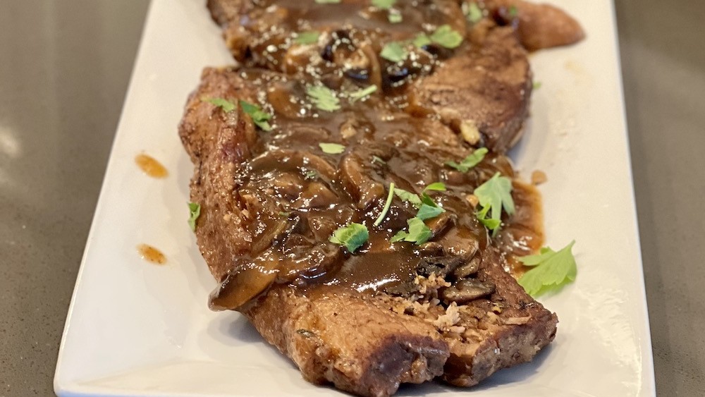 Round Steak with Mushrooms