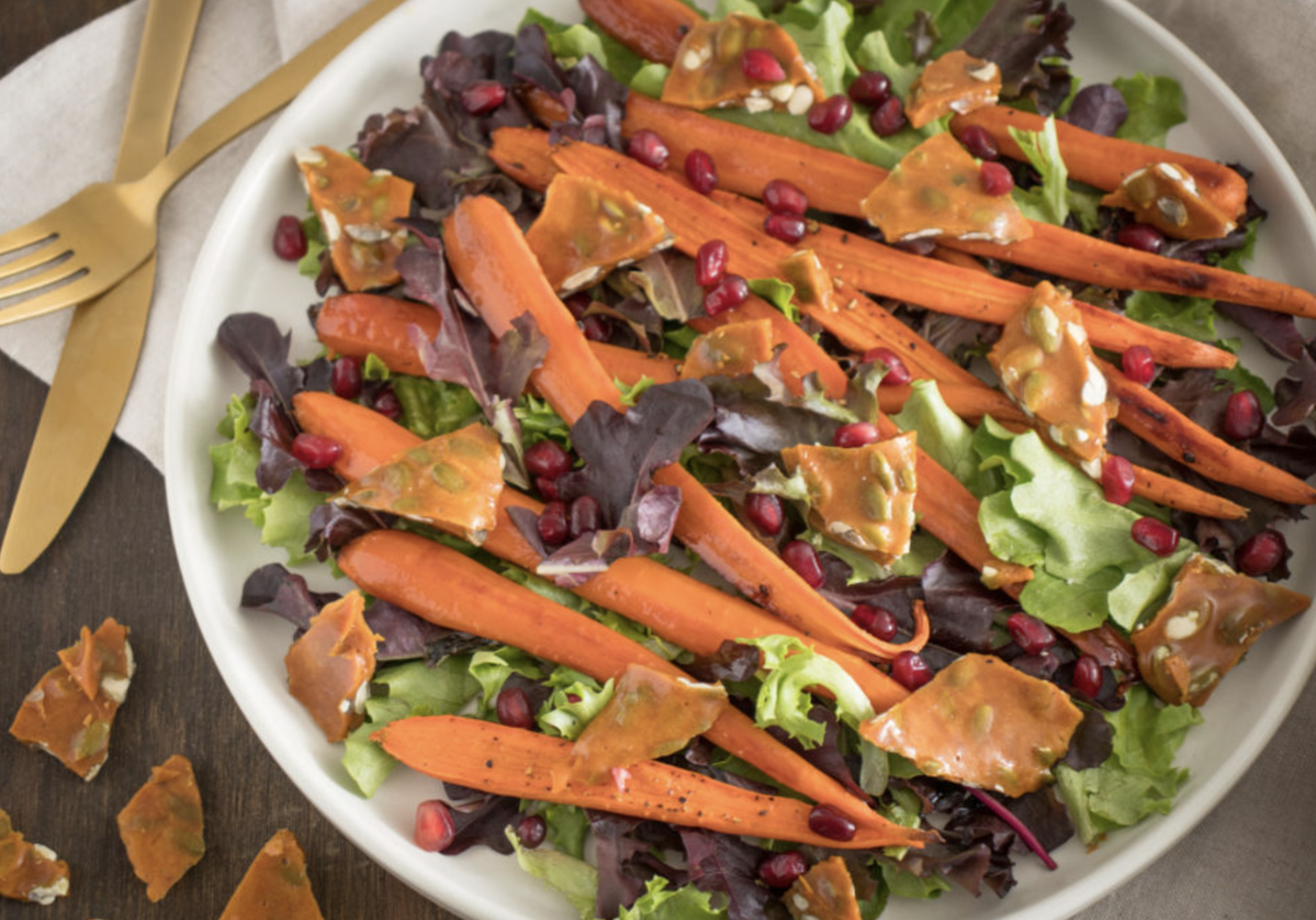 Citrus Roasted Carrot Salad