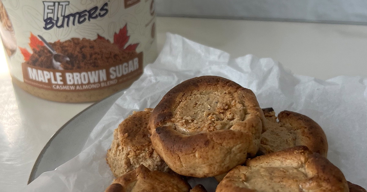 Maple Brown Sugar Fit Butters Thumbprint Cookies