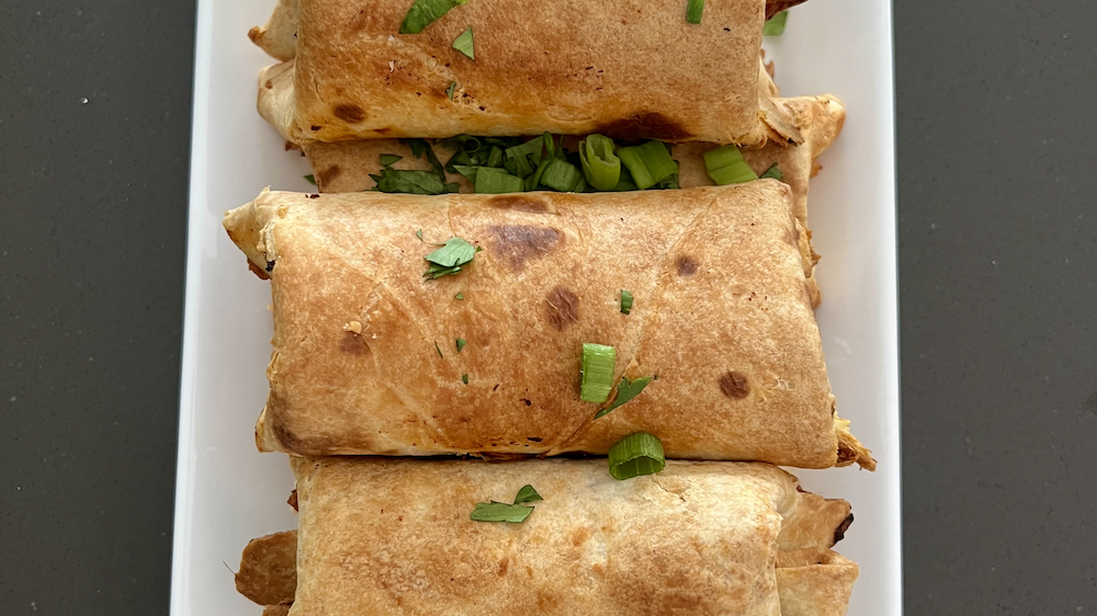 Air Fryer Chicken Chimichanga
