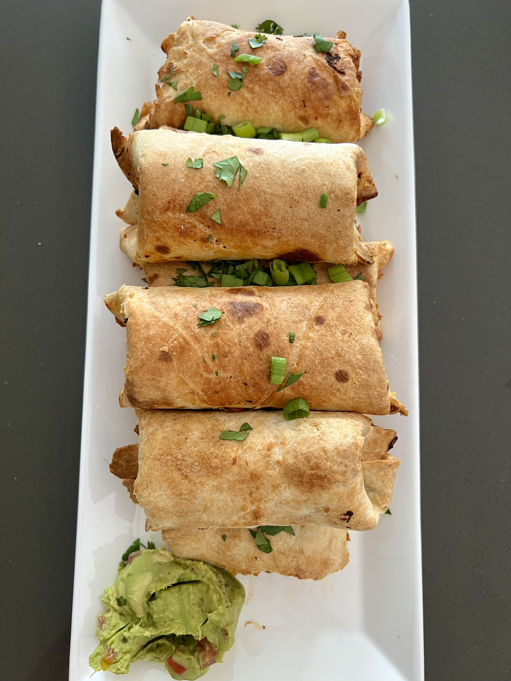 Air Fryer Chicken Chimichanga