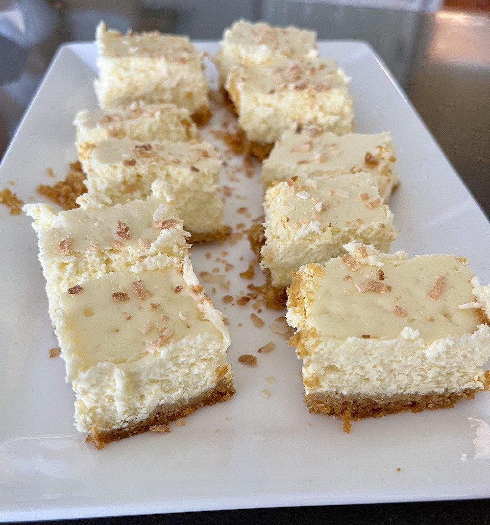 Coconut Cheesecake Bars