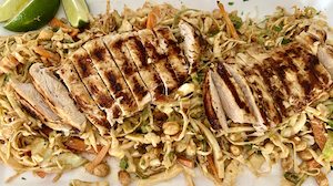 Image of Coconut Lime Chicken with Cabbage Salad