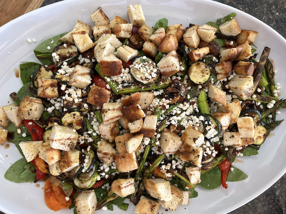 Grilled Vegetable Panzanella Salad