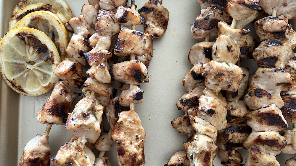 Image of Lemon Chicken Kebabs