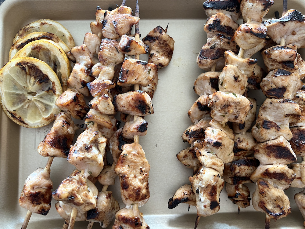 Lemon Chicken Kebabs