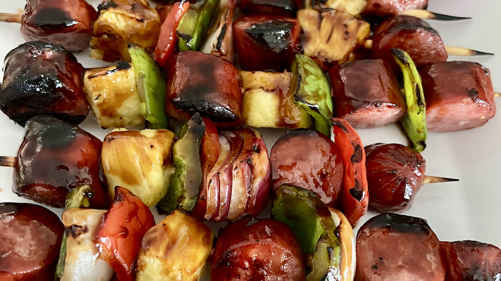 Image of Smoked Sausage Skewers