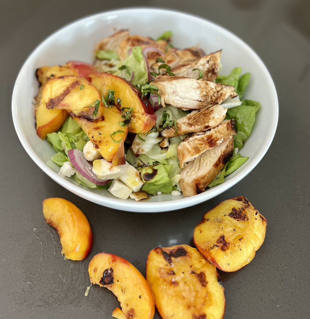 Peach Balsamic Grilled Chicken