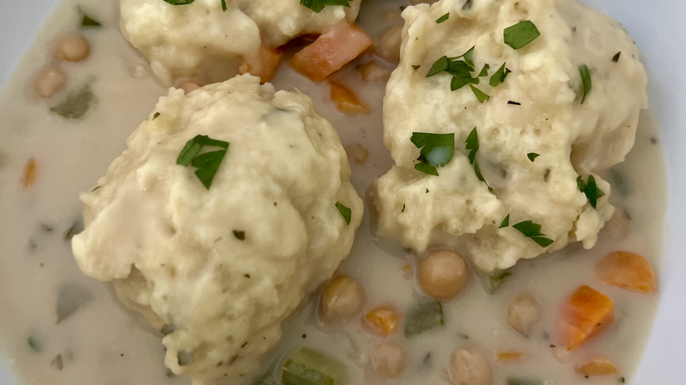 Chickpeas and Dumplings