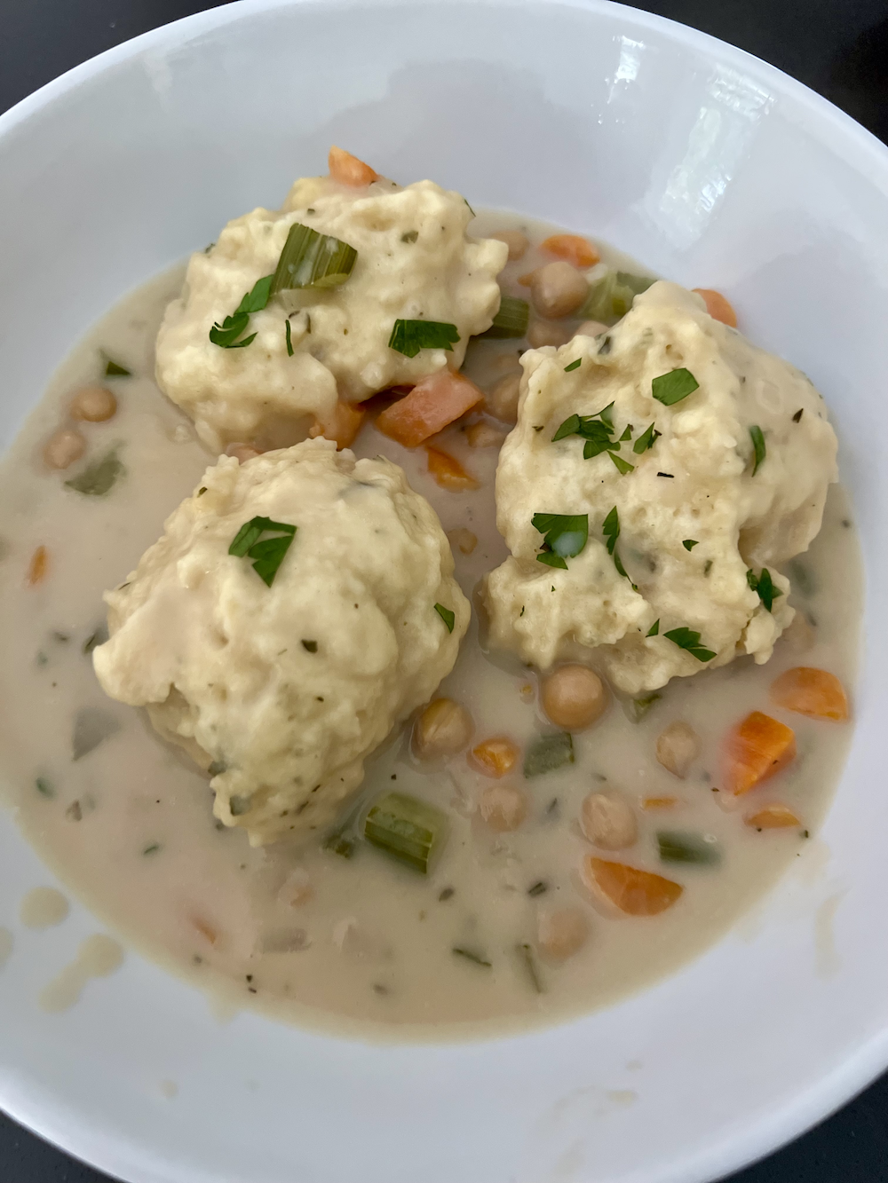 Chickpeas and Dumplings