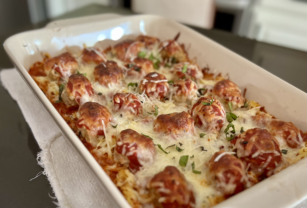Spaghetti Squash and Meatballs