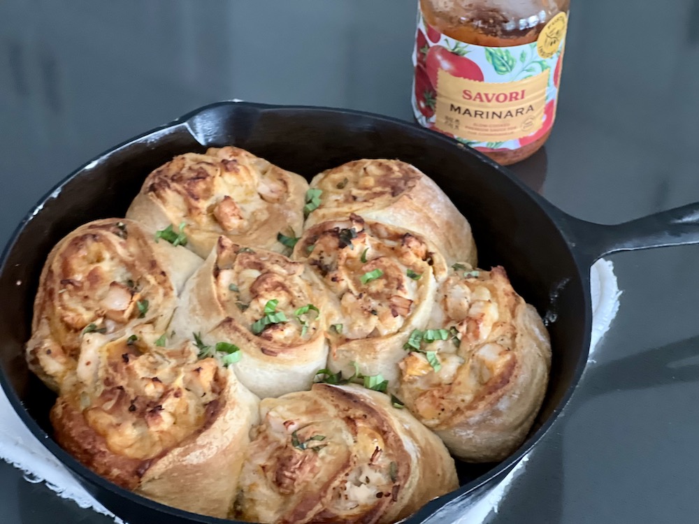 Chicken Parmesan Roll Ups