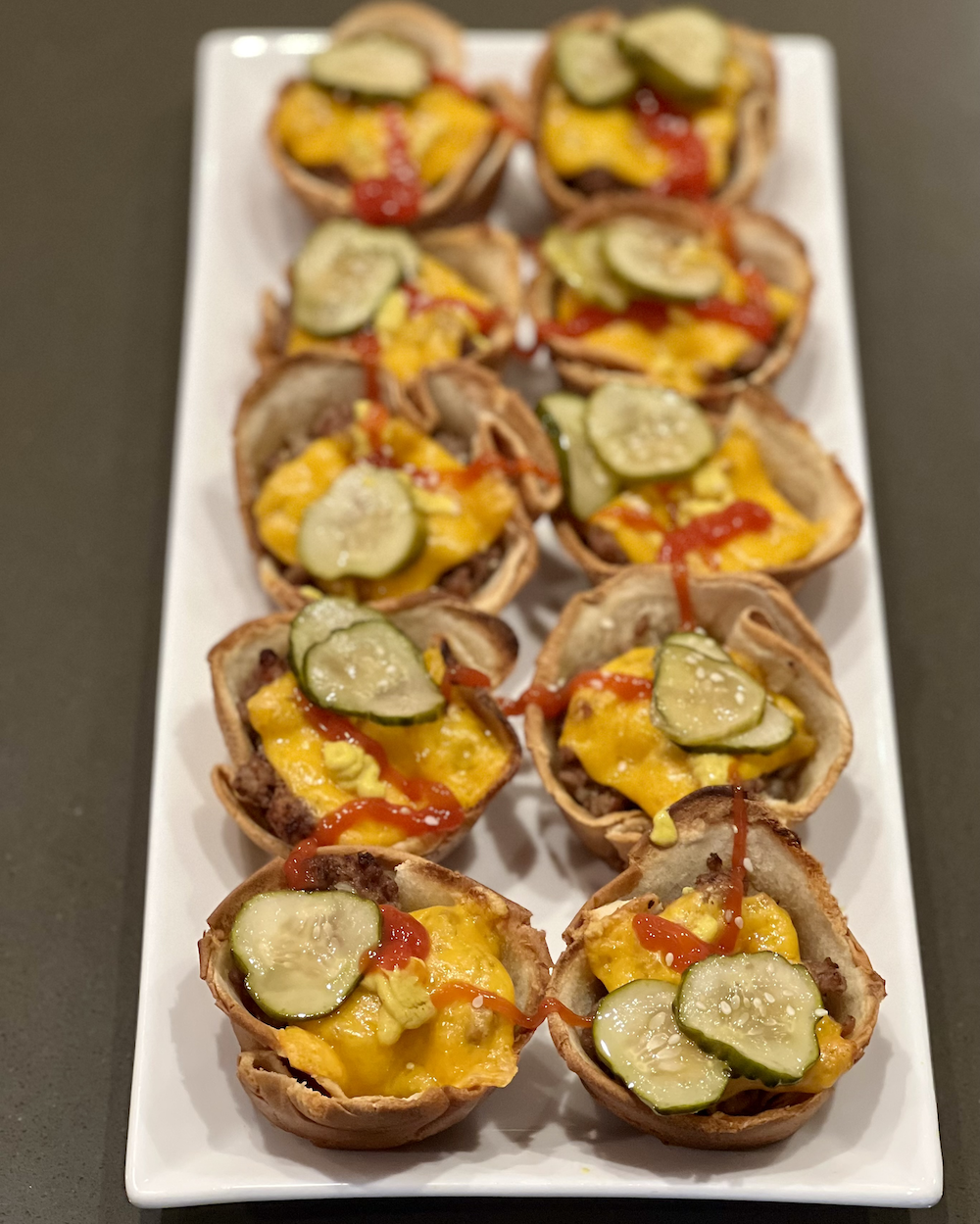 Cheeseburger Cups