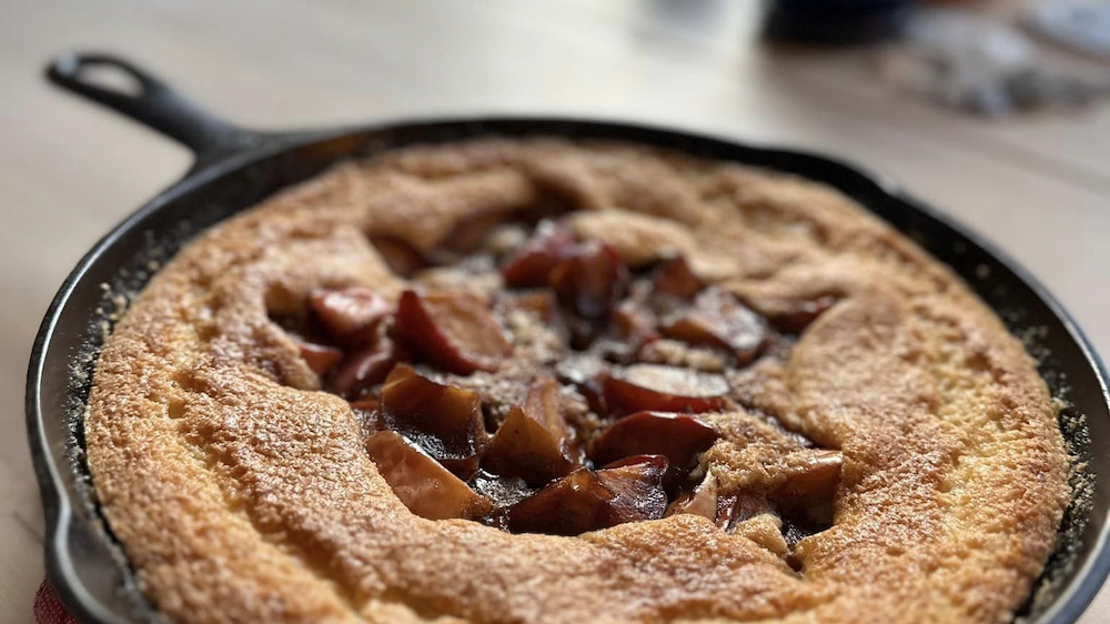 Image of Blood Orange Apple Cobbler (vegan)