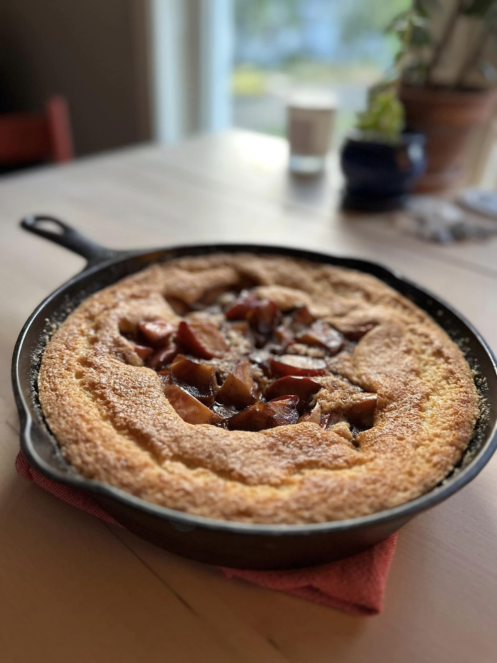 Blood Orange Apple Cobbler (vegan)