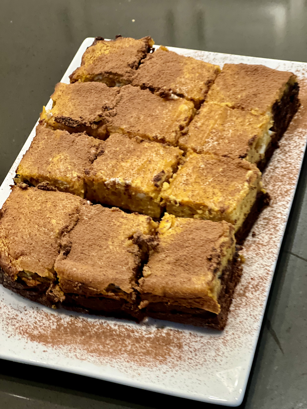 Pumpkin Cheesecake Brownies