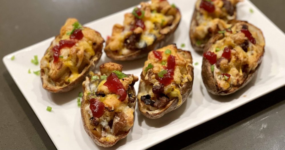 Thanksgiving Potato Skins