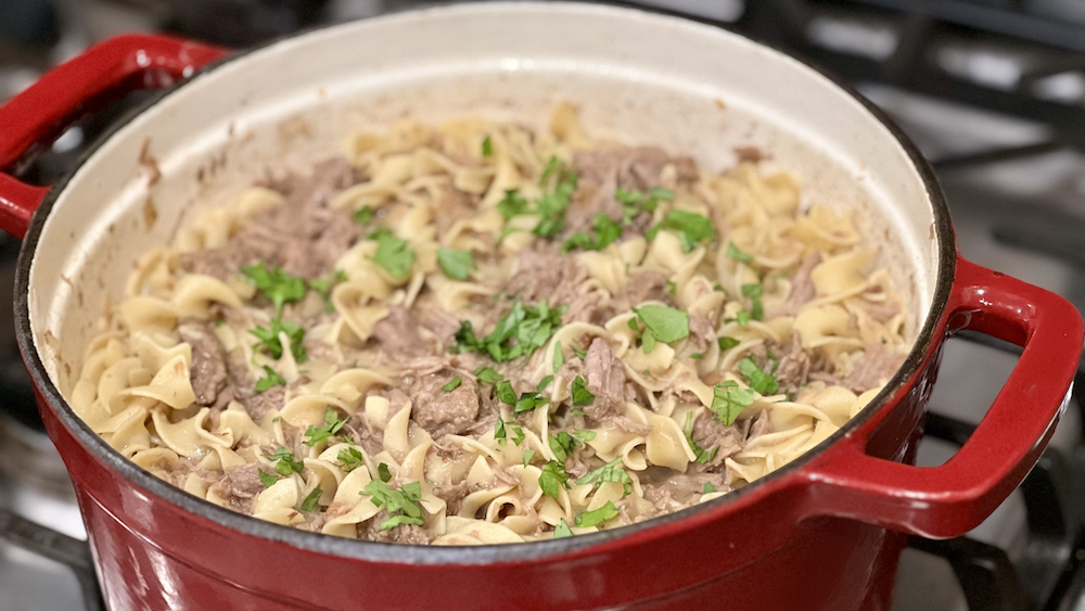 Image of One Pan Beef and Noodles