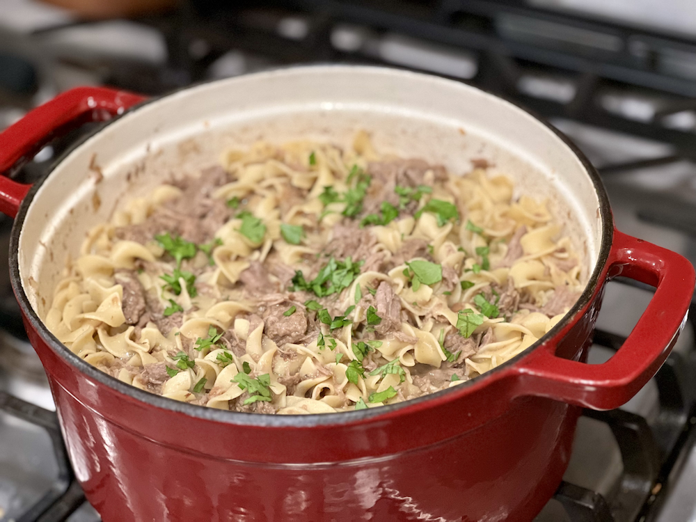 One Pan Beef and Noodles