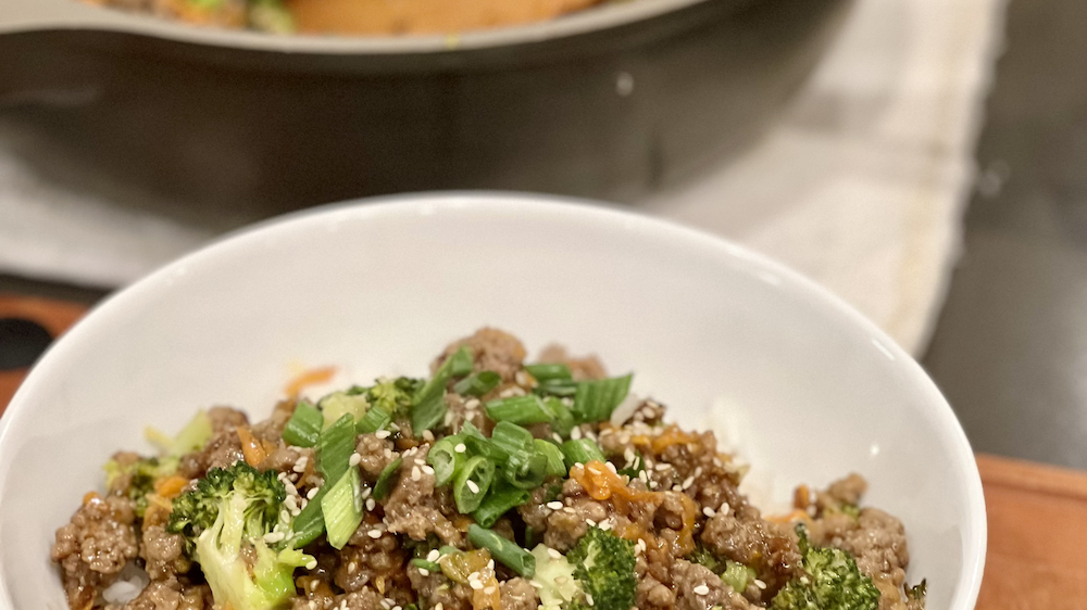 Image of Ground Beef Stir-Fry Bowl