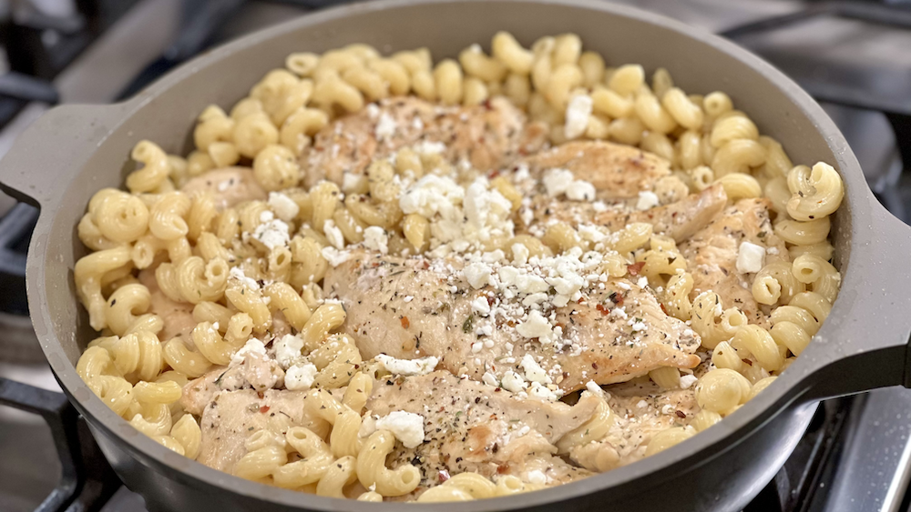 Image of Lemon Feta Chicken Skillet