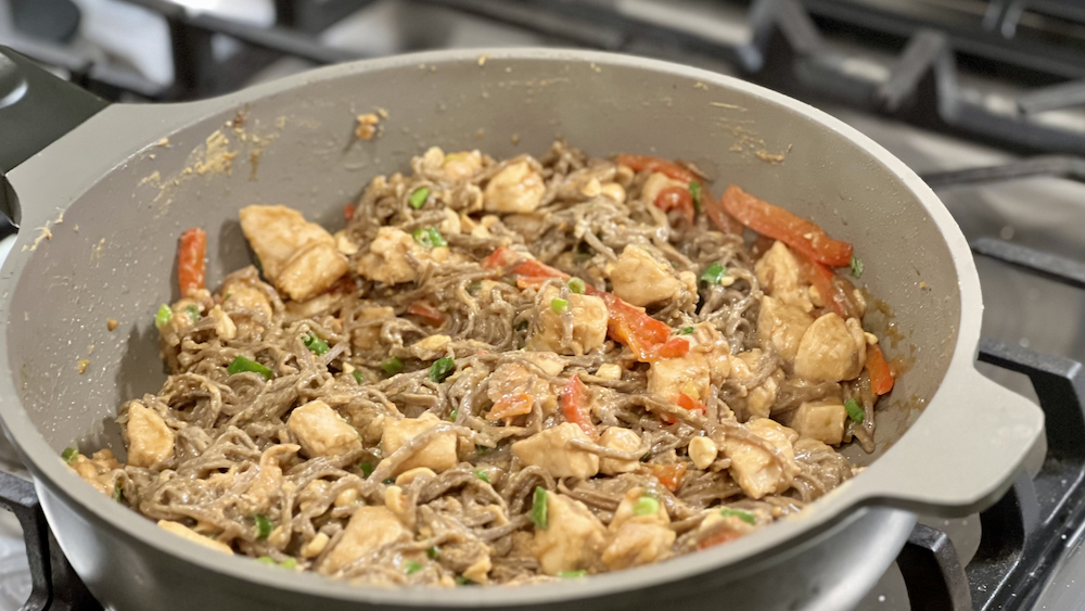 Image of Creamy Peanut-Lime Chicken with Noodles