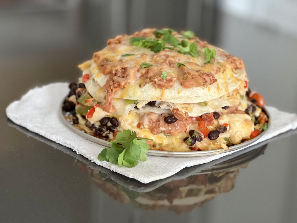 Seven Layer Tortilla Pie