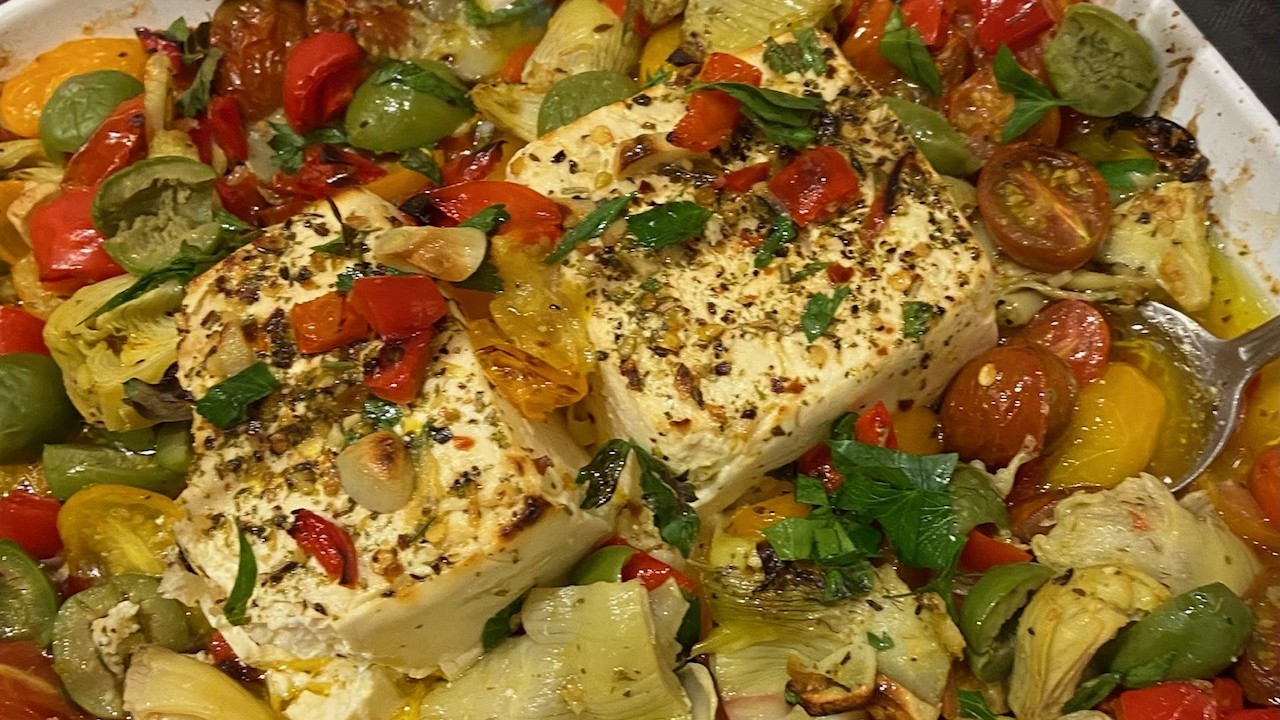 Image of Baked Sheet Pan Feta